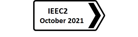 A sign pointing to October IEEC2