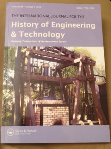 Volume 88 Issue 1 of the International Journal for the History of Engineering and Technology - Part 2 of the Proceedings of the International Early Engines Conference, 2017